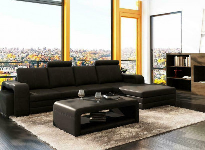 XXL Multifunktiouns Liederkanapé Couch Grouss Sofa Dekor Këssen Ecksofa Modern