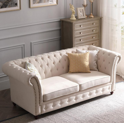 Chesterfield Sofa-Garnitur 321 Wunnlandschaft Sëtzdesign Couche Sofas Liederdivan
