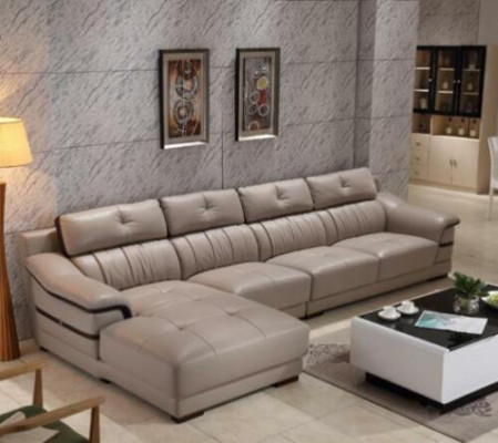 Luxus Eckcouch Ecksofa Polster Modern Relax Sëtz Miwwelen Wunnlandschaft L-Form