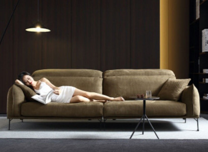 Canapé-Polsterung 4 Sëtzer Textil Grouss XXL Wunnezëmmer Canapéë Stoff