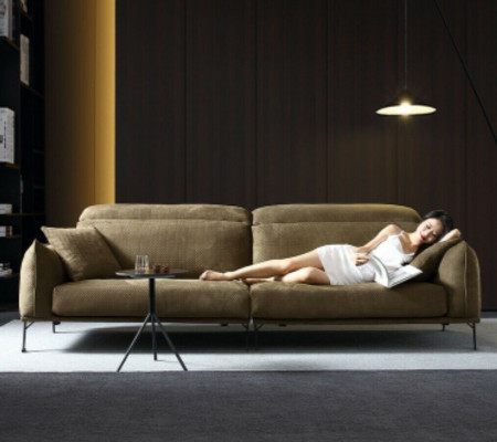 Canapé-Polsterung 4 Sëtzer Textil Grouss XXL Wunnezëmmer Canapéë Stoff