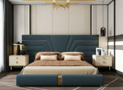 Designer Bett 180x200 Lieder Textil Better Duebel Schlof Sall Luxus