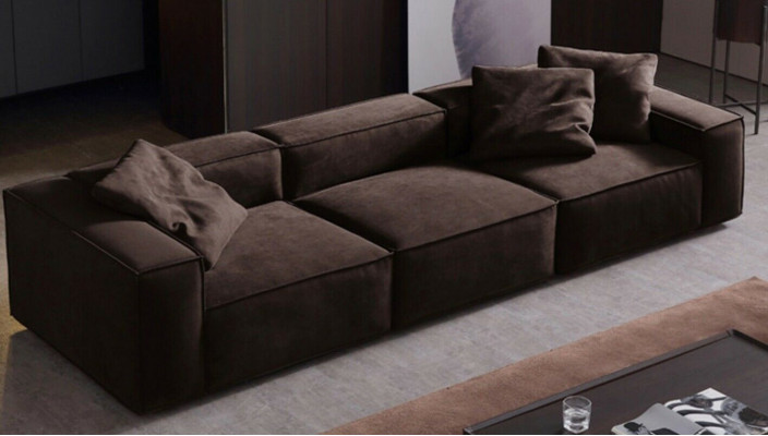 Exklusiv Sofa 5-Sëtzer Designersofa Wunnzëmmer Sofa fir Gaaschtzëmmer