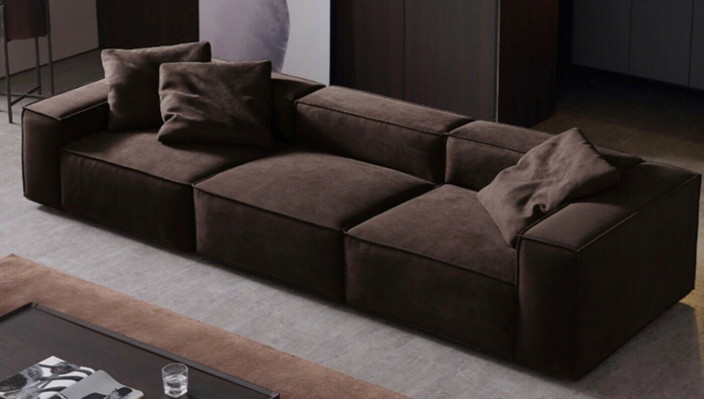 Exklusiv Sofa 5-Sëtzer Designersofa Wunnzëmmer Sofa fir Gaaschtzëmmer