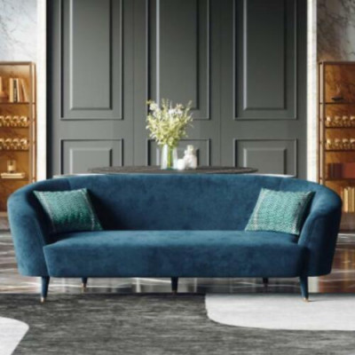 Samt Sofagarnitur 3+1 Sëtzer Wunnlandschaft Sëtz Design Canapé Lounge Sofas Miwwelen