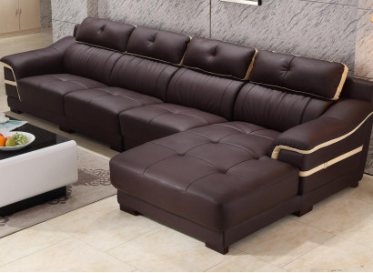 Canapé Eck Eckcanapé L-Form Eck gepolsstert Canapé Sëtz Design Canapé Sofae Wunnlandschaft