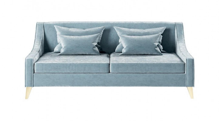 Ensemble Wunnzëmmer Canapé Fauteuil Vitrin Hocker RTV Dësch Set Grupp 9-teilg