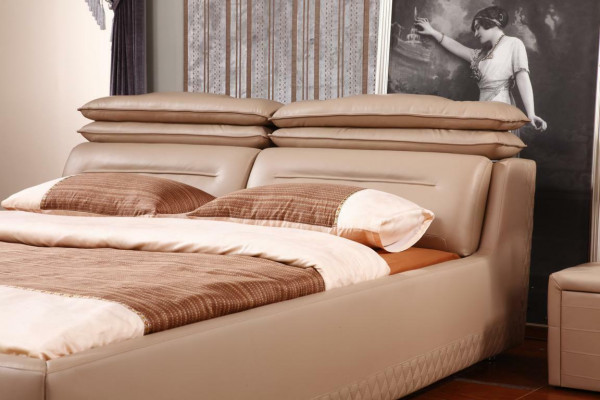 Modern Design Bett XXL Luxus Hotel Better Stil Duebel Lieder 140 160