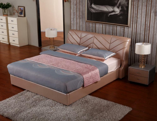 Modern Luxus Design Bett XXL Better Stil Hotel Duebel Lieder 140 160