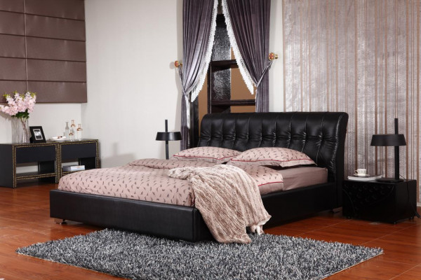 Designer-Schlofzëmmer Duebelbett Bett Better Lieder Hotel Luxus Polster.