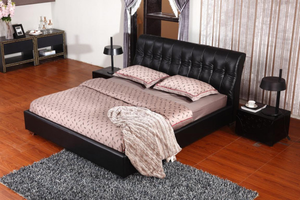 Designer-Schlofzëmmer Duebelbett Bett Better Lieder Hotel Luxus Polster.