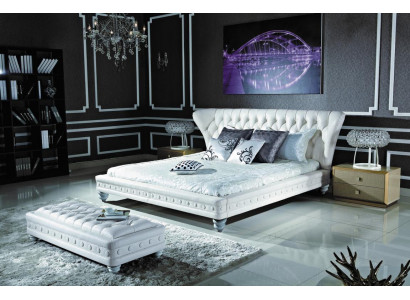 Designer-Doppelbett-Bett-Betten-Lieder-Chesterfield-Hotel-Luxus-Schlofkummer