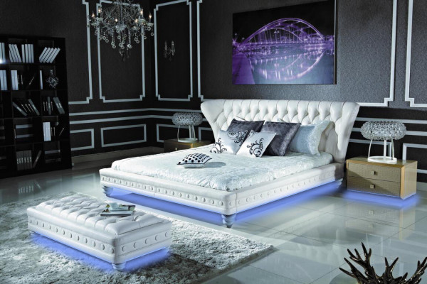 Designer-Doppelbett-Bett-Betten-Lieder-Chesterfield-Hotel-Luxus-Schlofkummer