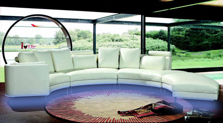 Modern ronn Couch Wunnlandschaft ronn Sofa Polster Eck-Garnitur