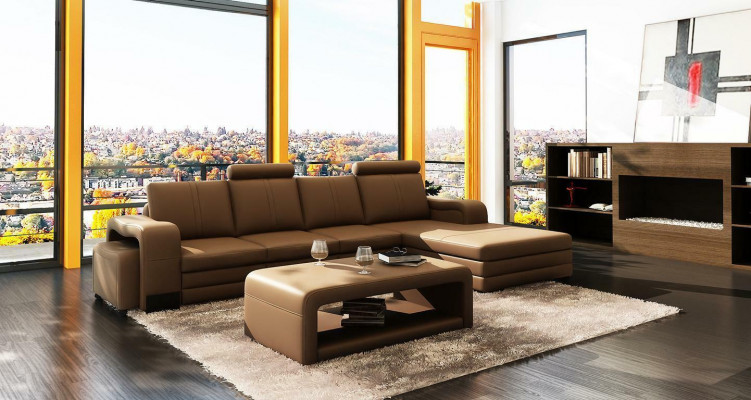 Liederkanapé Canapé Sofas XXL Eckcanapé Wunnlandschaft L-Form Design Modern