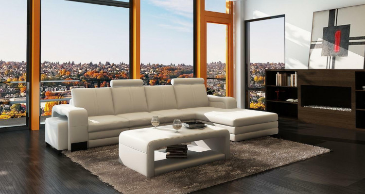 Liederkanapé Canapé Sofas XXL Eckcanapé Wunnlandschaft L-Form Design Modern