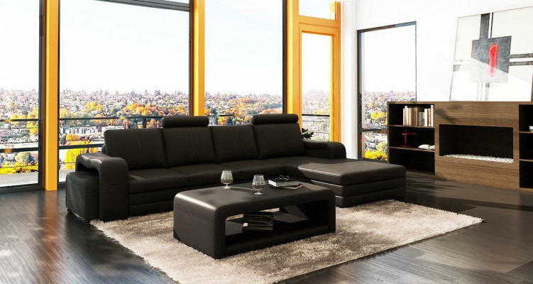 Liederkanapé Canapé Sofas XXL Eckcanapé Wunnlandschaft L-Form Design Modern