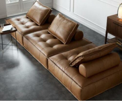 Dräisëtzer Canapé 3 Sëtzer Wunnlandschaft Couchen Sëtz Design Canapé Lounge Canapéen