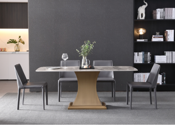 Iesszëmmer Set Iessdësch + 4 Still Iesszëmmer Stull Set Garnitur 5stéck.