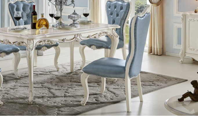 Iessdësch Grupp Holz Wunnzëmmer Garnitur Iesszëmmer Design Dëscher