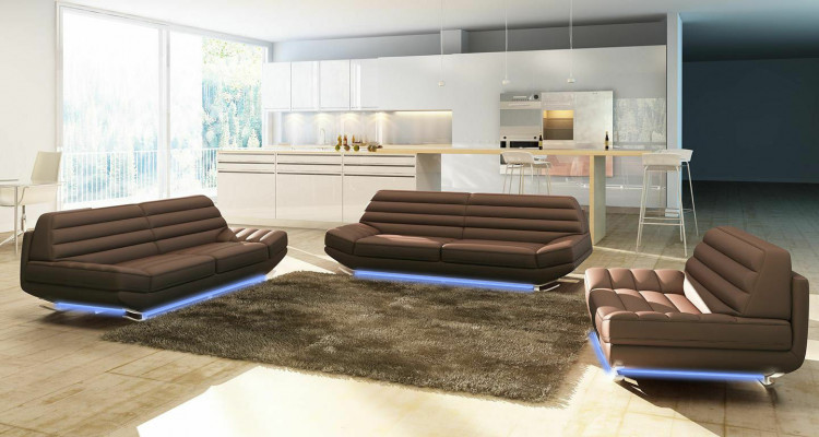 Sofagarnitur Design Canapé 3+2 Set Polster Sofa Lieder Wunnzëmmer Garnituren