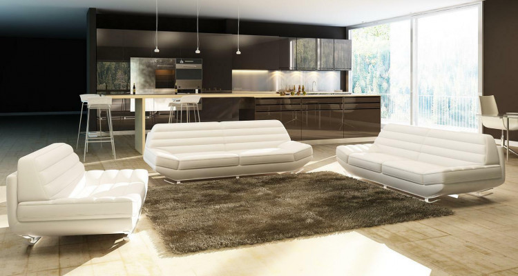 Sofagarnitur Design Canapé 3+2 Set Polster Sofa Lieder Wunnzëmmer Garnituren