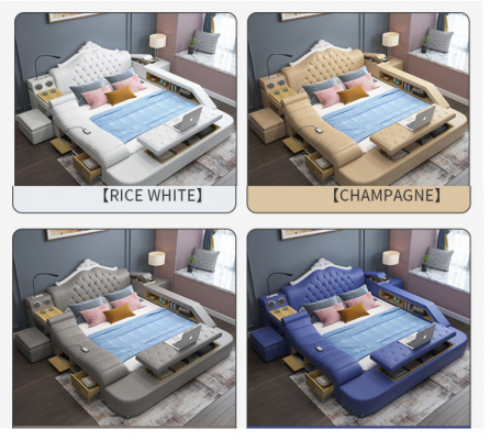 Multifunktion Bett Bette Dekor Ehe-Bett Duebelbett Polsterbett Schlofzëmmer