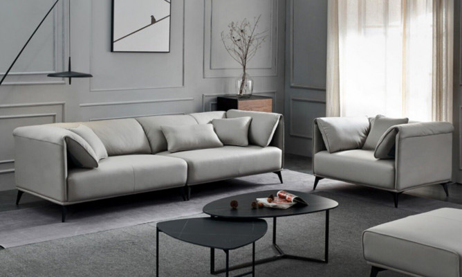 Wunnzëmmer Canapéën Couchë Polsterung 4-Sëtzer Gro Design XXL Grousst Sofa