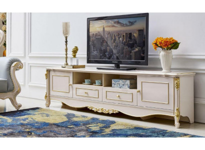 Sideboard TV Lowboard rtv Dësch Wunnzëmmer Holz Schaf Klassesch Barock