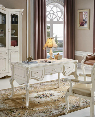 Luxus Schreifdësch Bureau Antik Stil Barock Office Rokoko Barock Dëscher