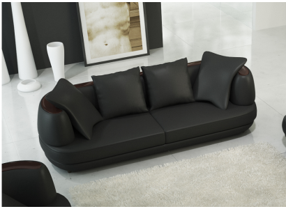 Designer Miwwelen Canapé Sofa 3-Sëtz Polster Sofas Wunnzëmmer Dekor Canapéen