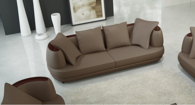 Designer Miwwelen Canapé Sofa 3-Sëtz Polster Sofas Wunnzëmmer Dekor Canapéen