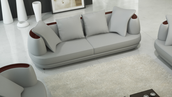 Designer Miwwelen Canapé Sofa 3-Sëtz Polster Sofas Wunnzëmmer Dekor Canapéen