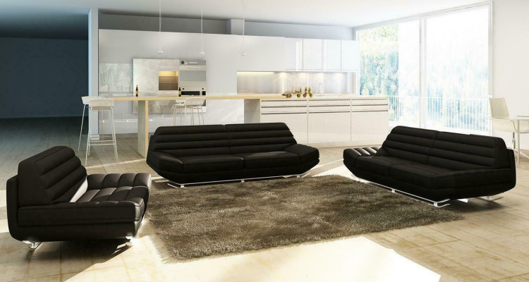 Designer Miwwel Sofa Kanapé 3 Sëtz Polster Sofen Wunnzëmmer Kanapéën