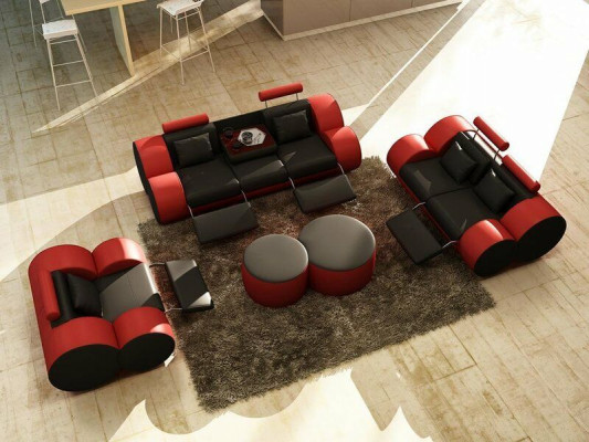 3-Seetzer multifunktionellt Sofa Designer Lieder Couch Polster Garnitur Sofas Couchen