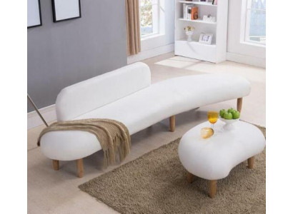 Canapé 4 Sëtz Couchtische Sëtz Miwwelen Wunnlandschaft Polster Textil Modern Stoff