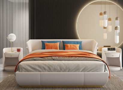Designer Bett Duebel Better Modern Hotel Lieder Duebelbett 180x200cm