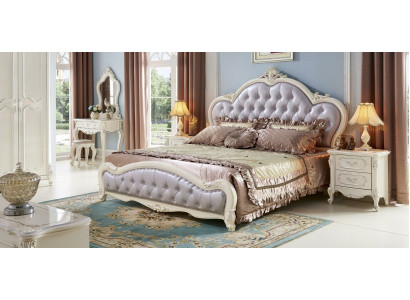 Make-up Dësch Spigel Hocker Luxus Kommode Konsole Schlofzëmmer Barock