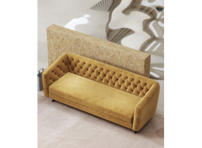 Italienesch Stil Miwwelen 3 Drësëtz Couch Sofa Polster Stoff Stoffsofa Couchen