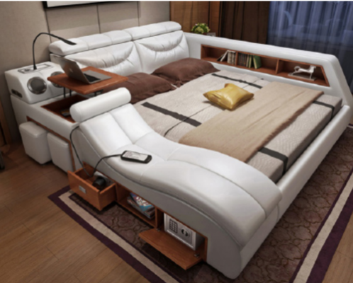 Design Bett XXL Grouss Lieder Polster Better Hotel 180x200cm Multifunktionell