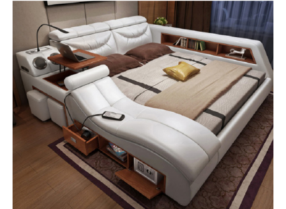 Design Bett XXL Grouss Lieder Polster Better Hotel 180x200cm Multifunktionell