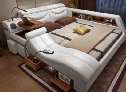 Design Bett XXL Grouss Lieder Polster Better Hotel 180x200cm Multifunktionell