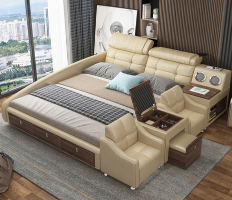 Liederbett Better Këssen Duebel Multifunktioun 180x200 Lieder Bettgestell Design