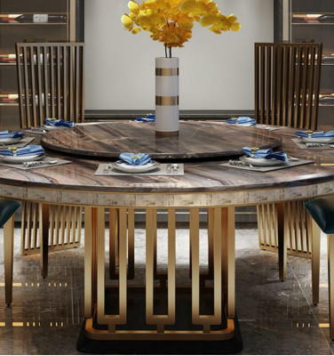 Luxus Ronder Dësch Ronn Dëscher Edelstol Miwwel Design Iesszëmmer Iessdëscher Nei
