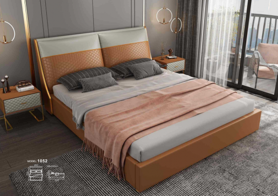 Designer Bett Schlofzëmmer Better Textil Lieder Hotel Luxus Polster Samt Stoff