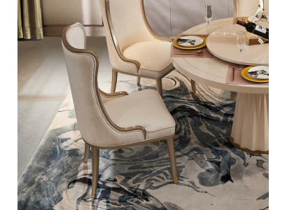 Stull Iesszëmmer Polster Sessel Fernseh Lounge Still Textil Sëtz 1x Lehnstull