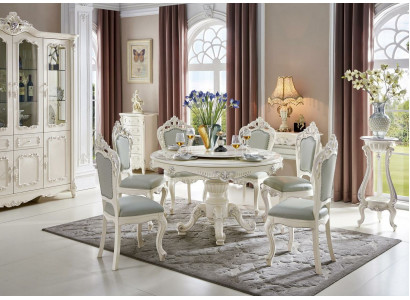 Ronnd Iessdësch Designer Design Dësch Holz Iesszëmmer Iessdësch Wunnzëmmerdësch ronnd
