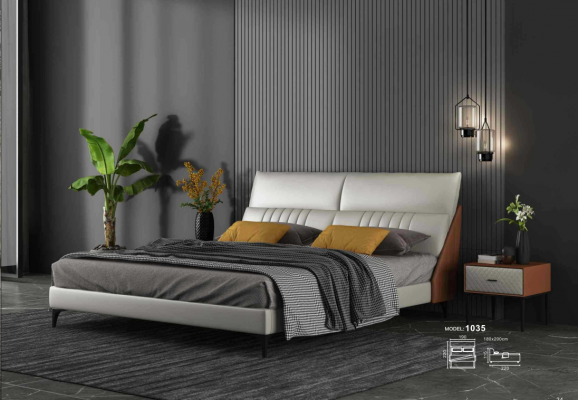 Designer Bett Schlofkummer Better Textil Lieder Hotel Luxus Polster Samt Wäiss Nei