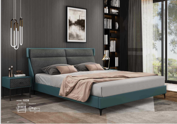 Klassesch Luxus Better Polster Lieder Textil Héichwäertegt Schlofzëmmer Bett Neit