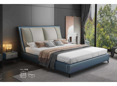 Designer Bett Schlofzëmmer Better Textil Lieder Hotel Luxus Polster Samt Stoff